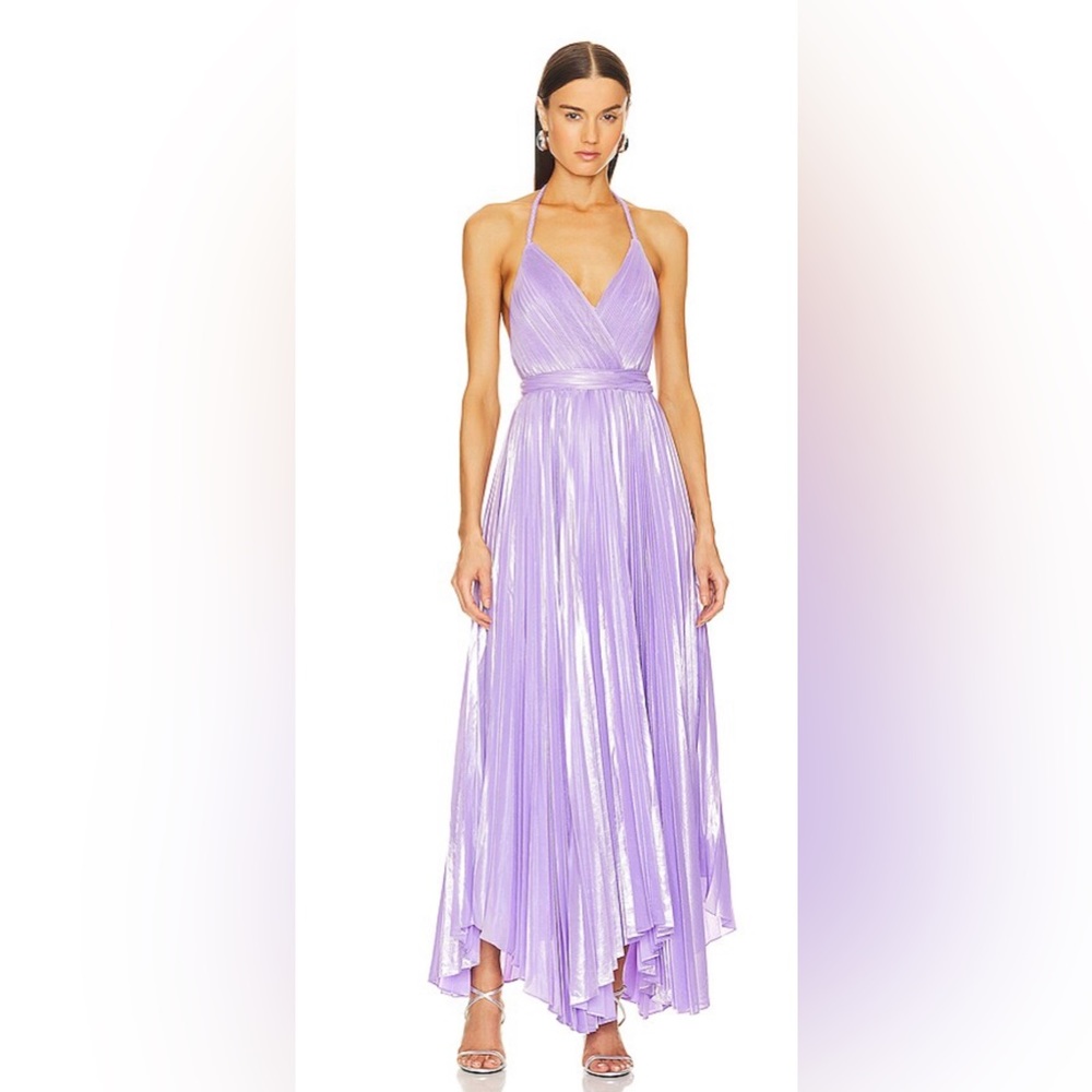 Arista Sleeveless Pleated Maxi Dress in Solstice
Alice + Olivia